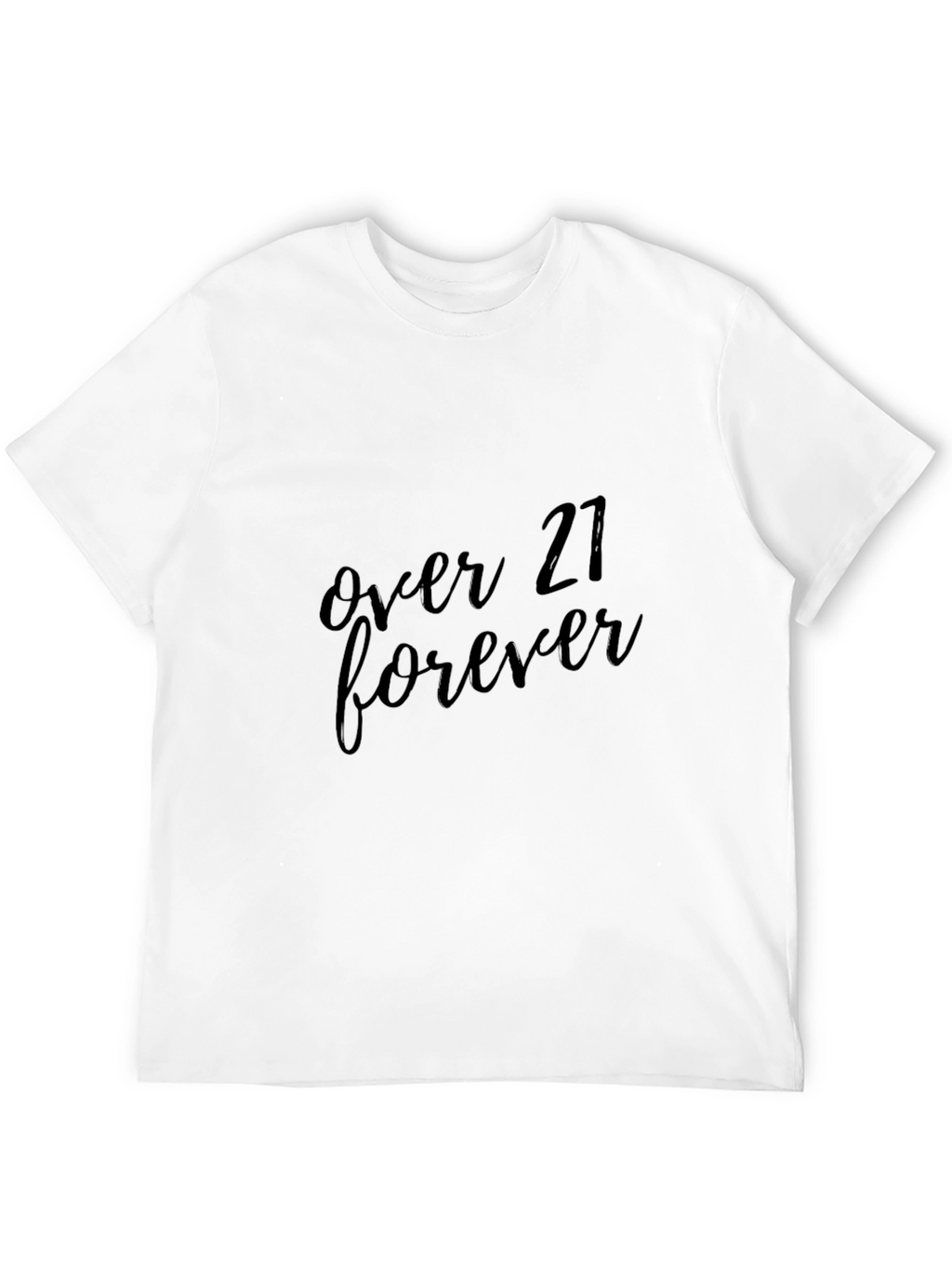 Over 21 Forever Black Graphic T-Shirt