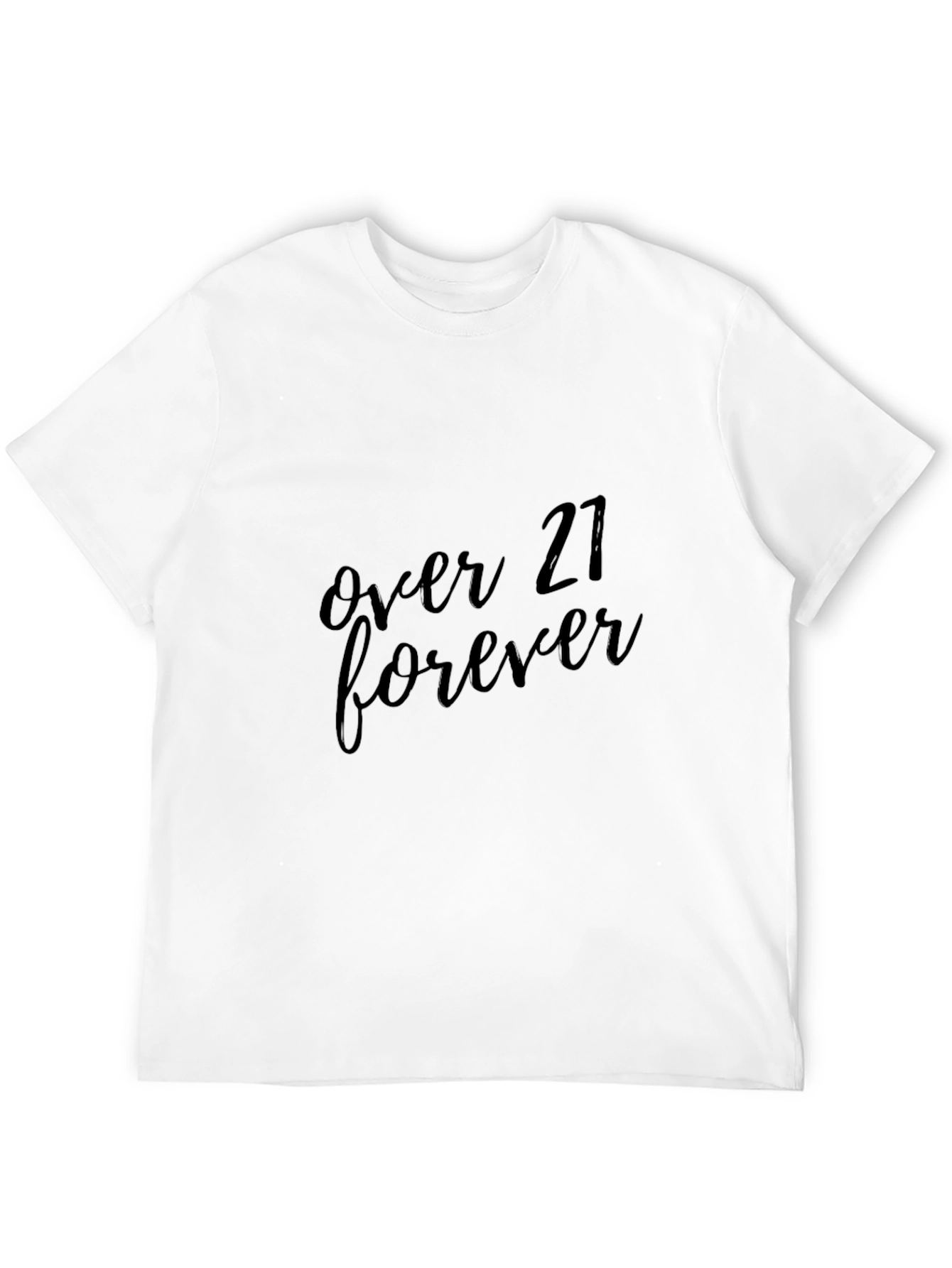 Over 21 Forever Black Graphic T-Shirt