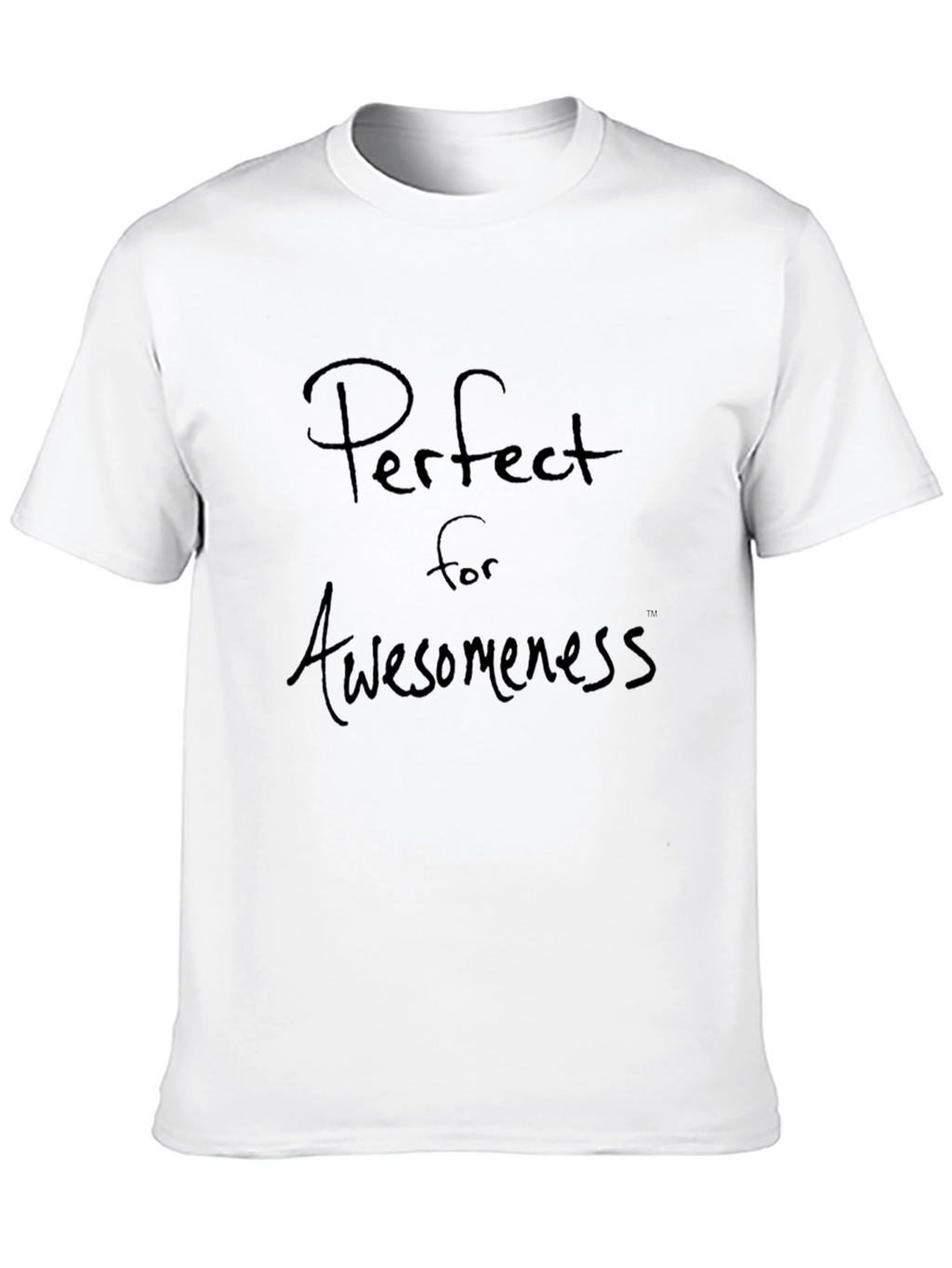 Perfect for Awesomeness Black Graphic Tee