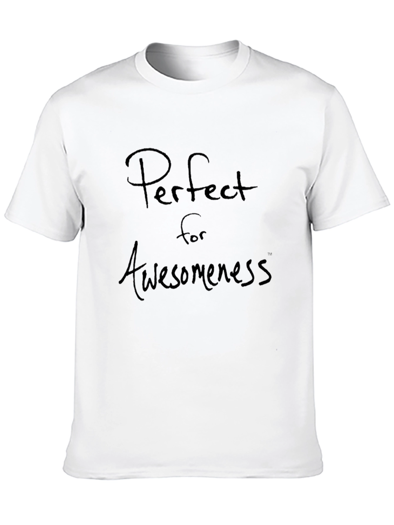Perfect for Awesomeness Black Graphic Tee