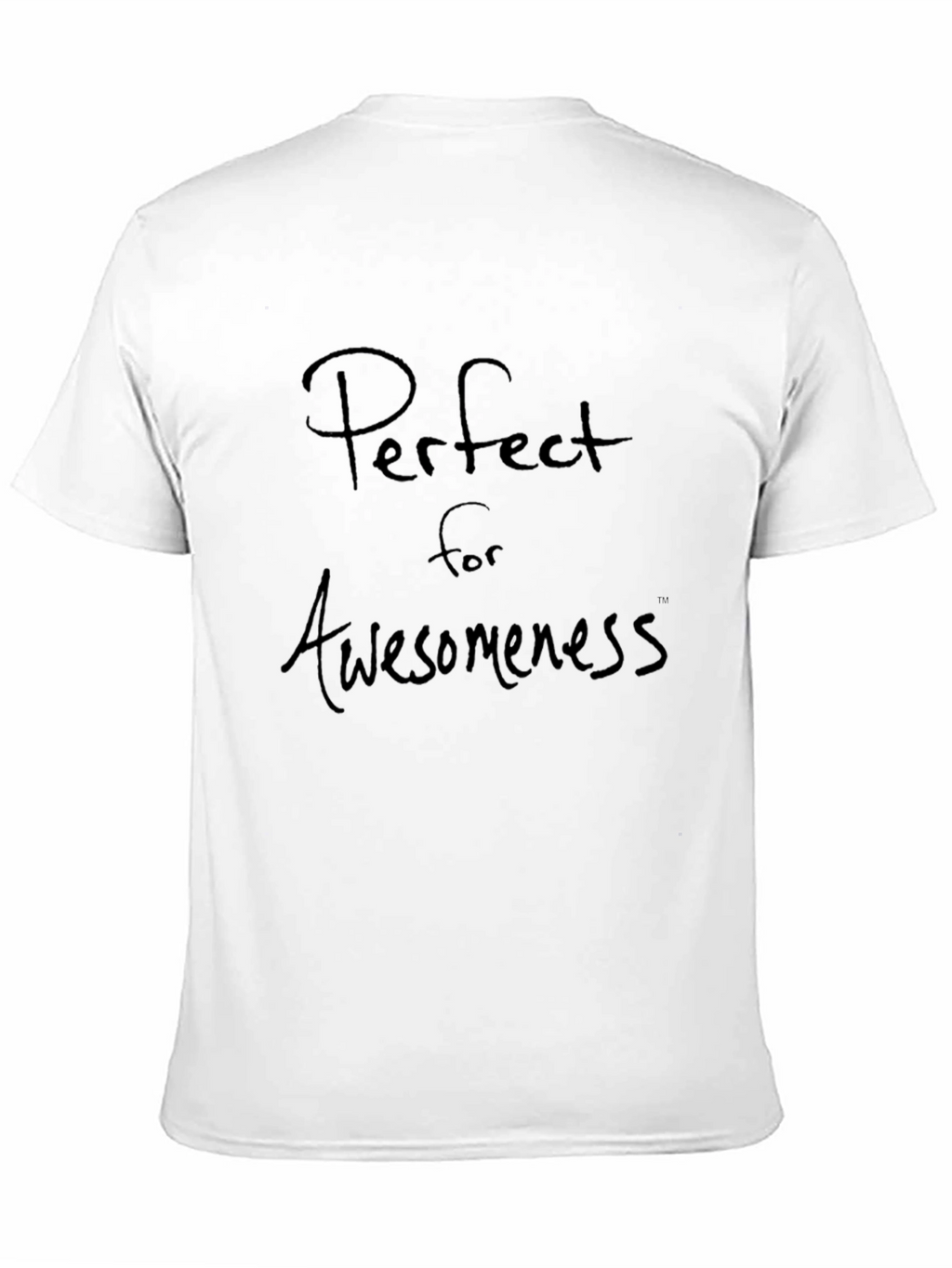 Perfect for Awesomeness Black Graphic Tee