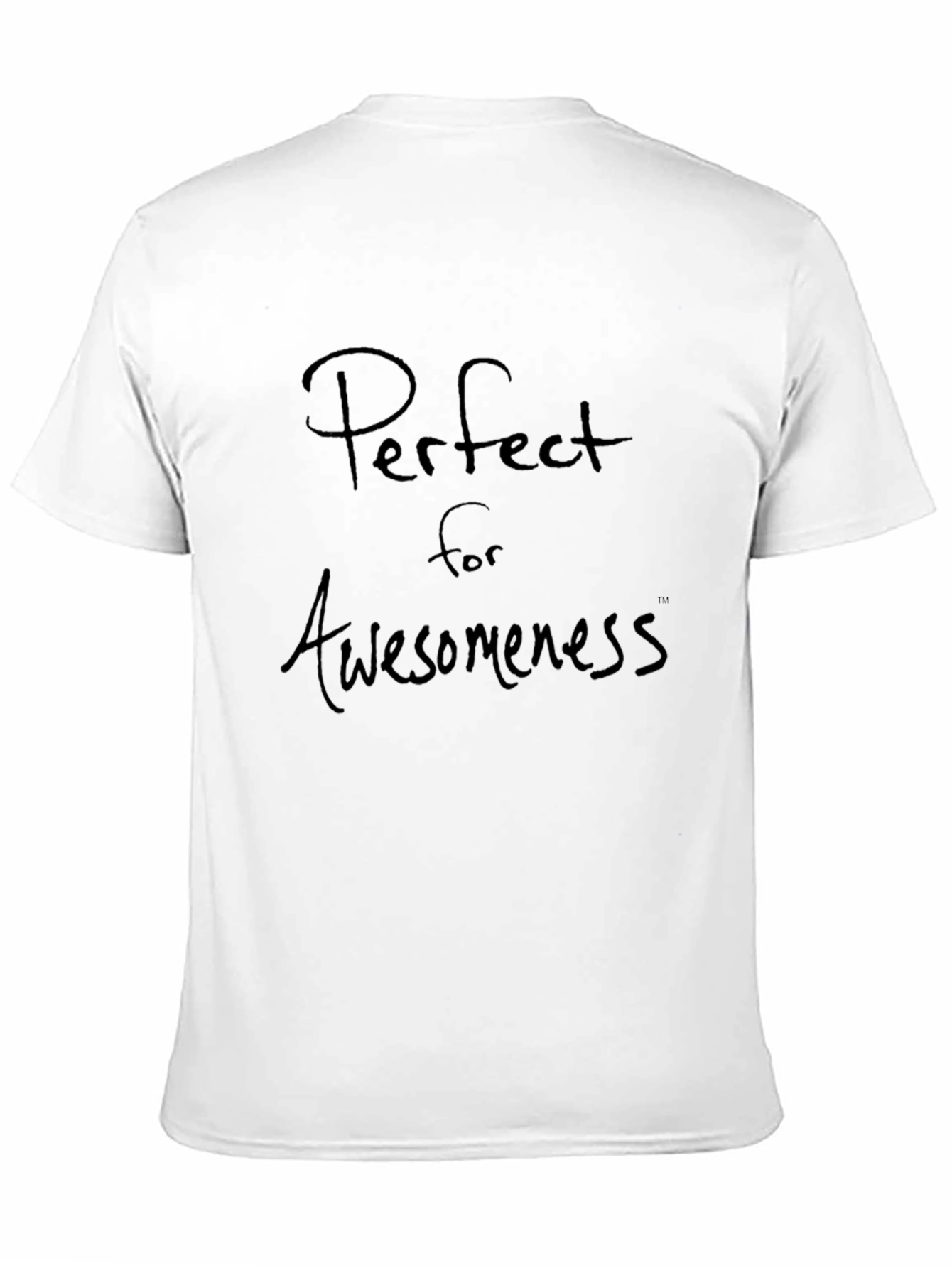 Perfect for Awesomeness Black Graphic Tee