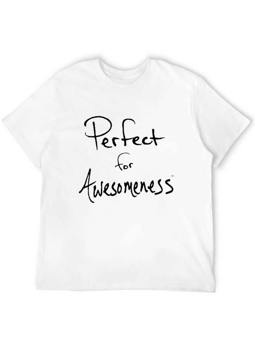 Perfect for Awesomeness Black Graphic Tee
