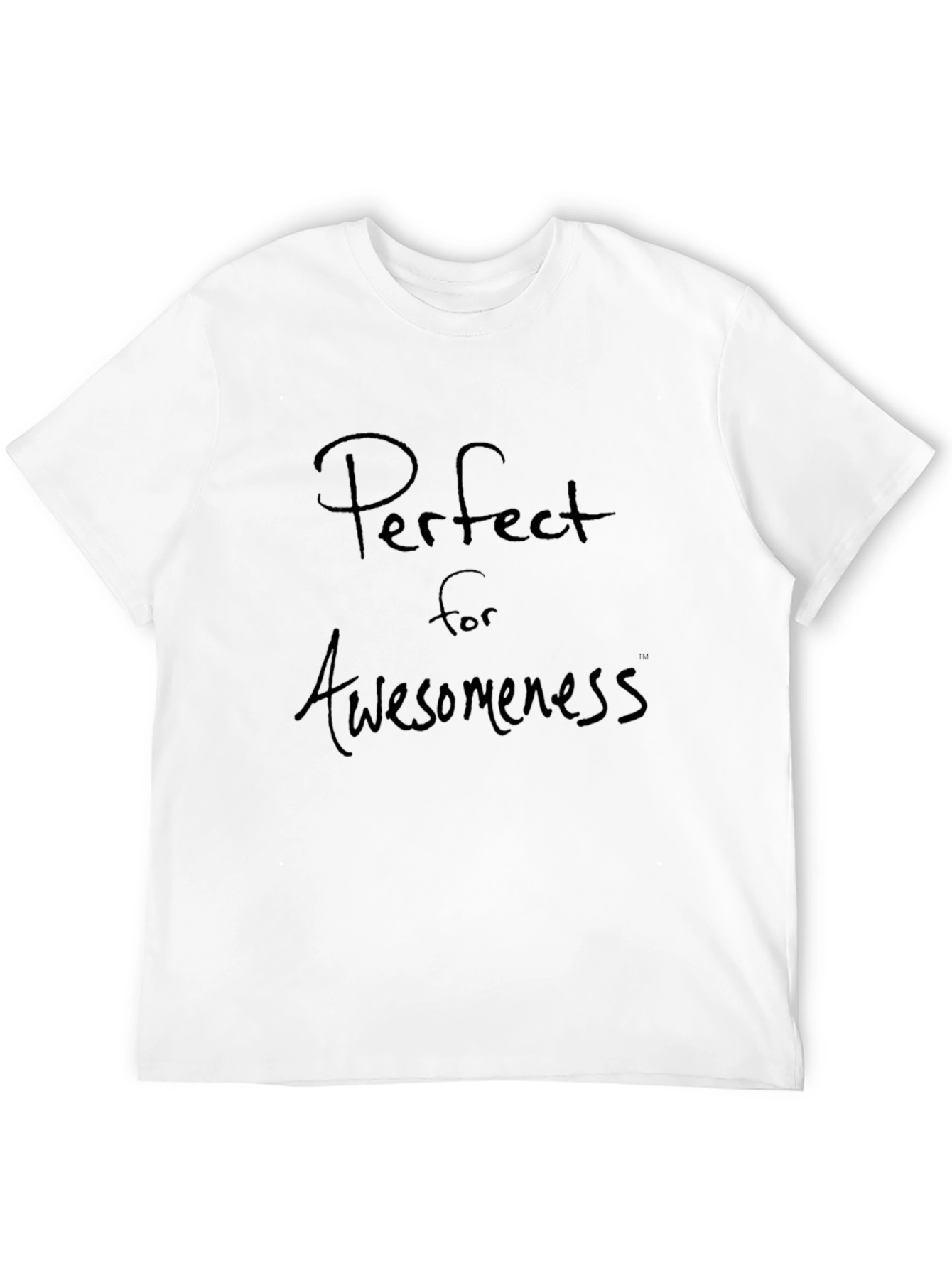Perfect for Awesomeness Black Graphic Tee
