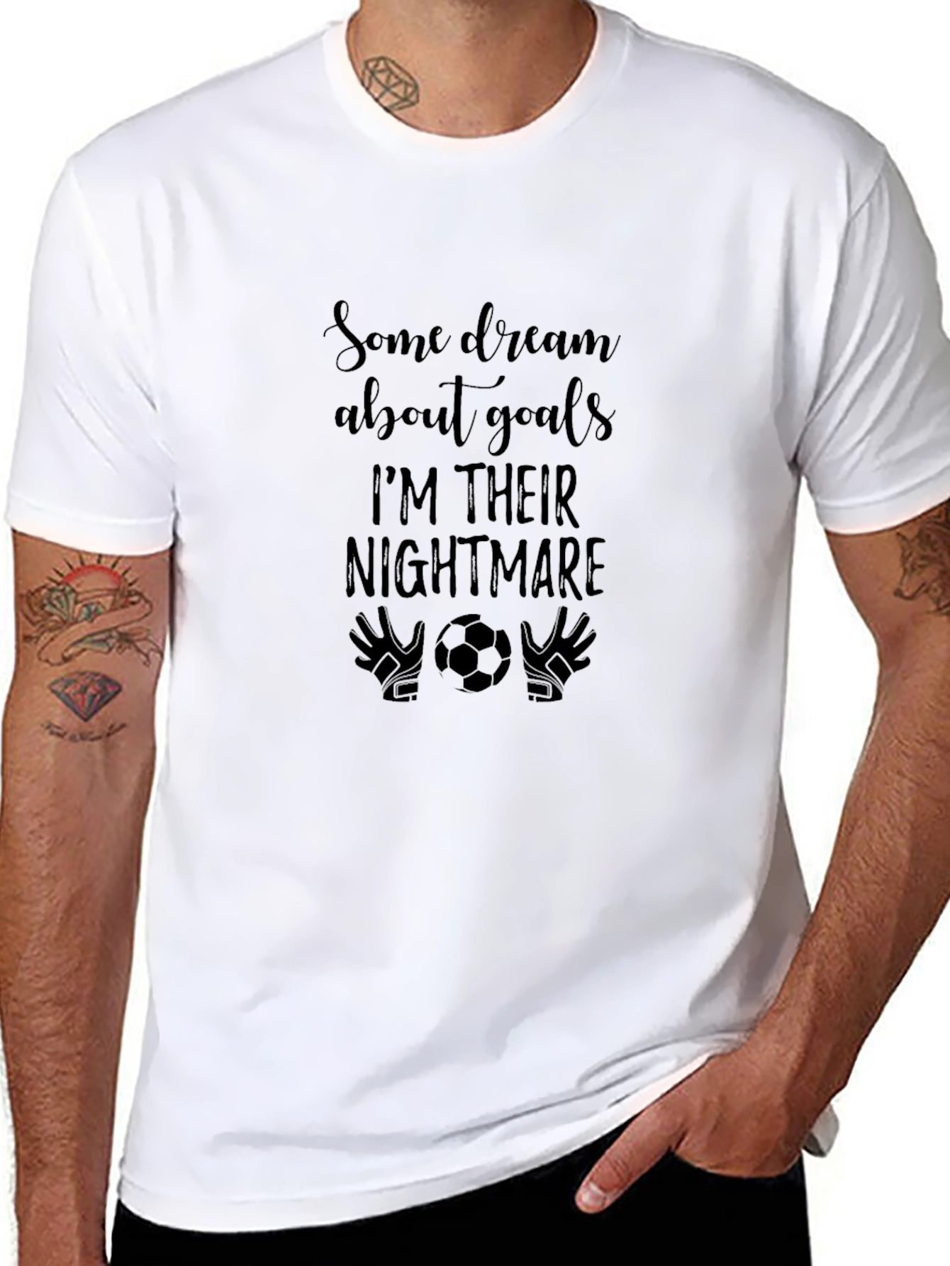 Soccer Goalie Nightmare Graphic Tee
