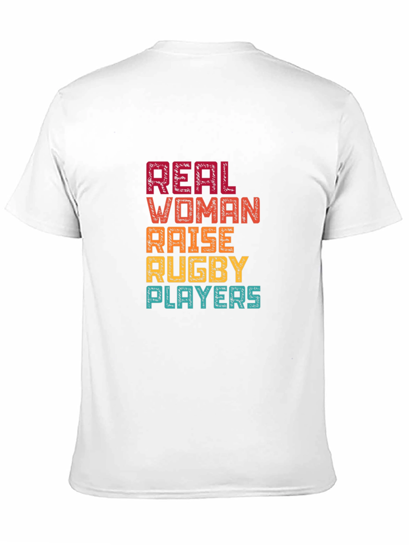 Real Women Raise Rugby Players Graphic T-Shirt