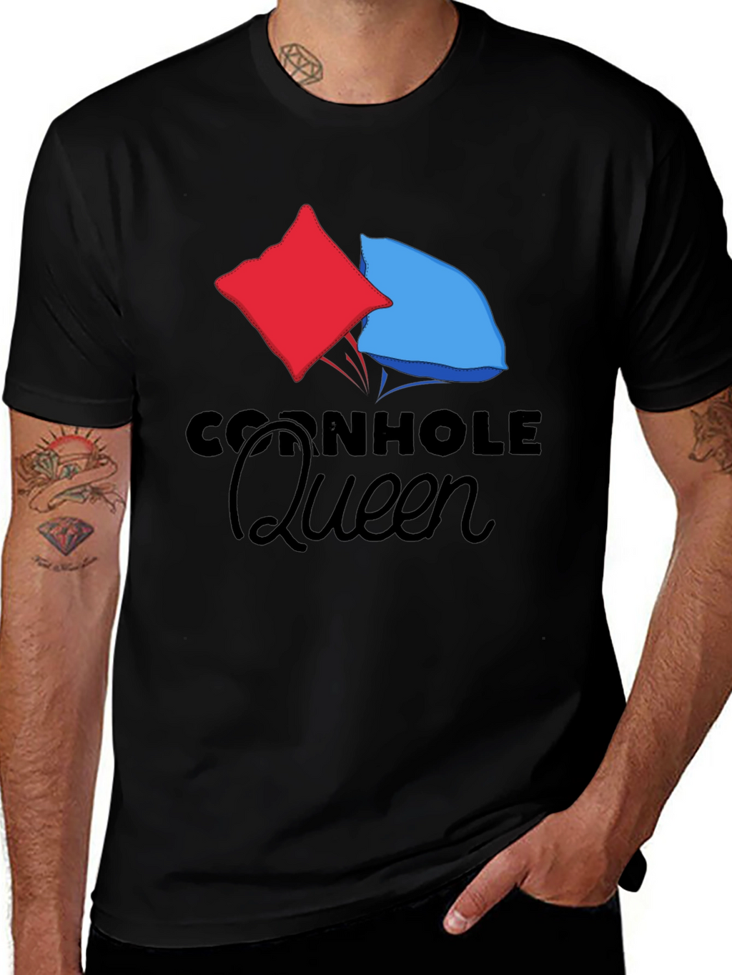 Cornhole Queen Graphic Tee
