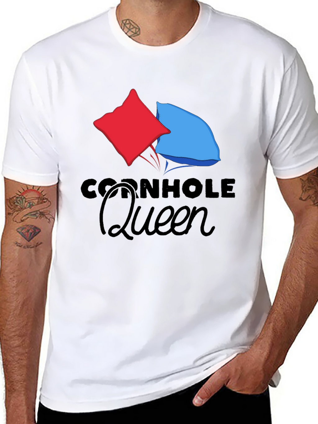 Cornhole Queen Graphic Tee