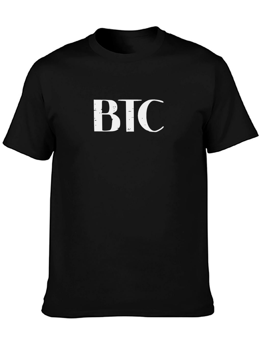 BTC Bitcoin Crypto T-Shirt - Black Cotton Tee