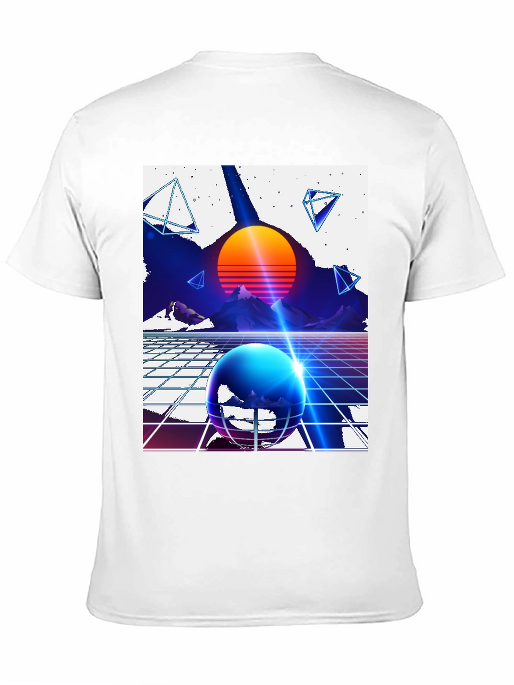 Retro Synthwave T-Shirt - 80s Inspired Design