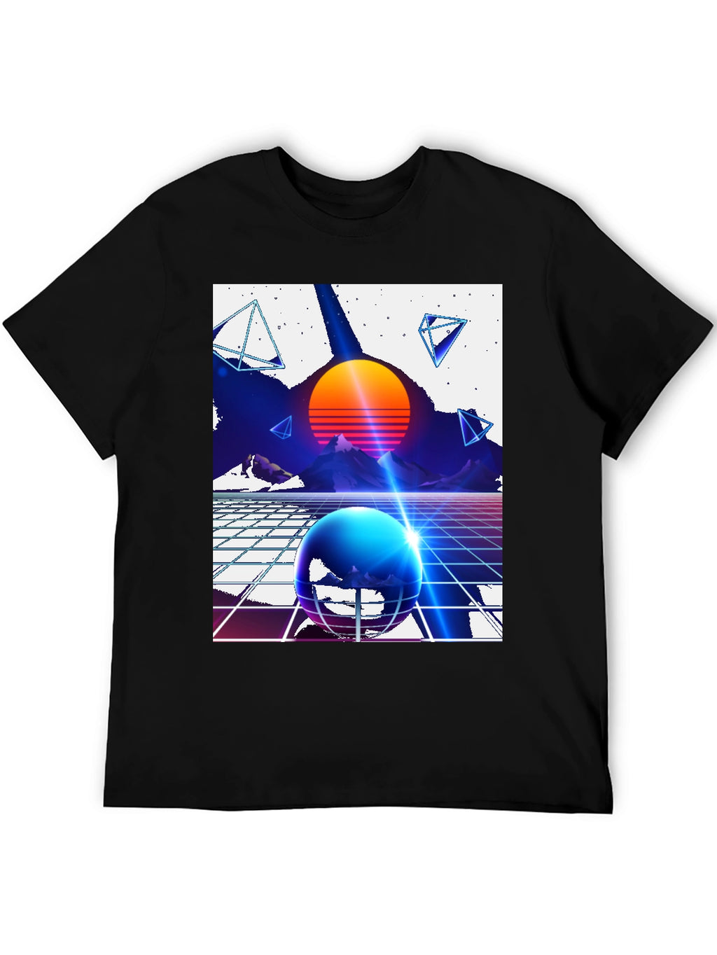 Retro Synthwave T-Shirt - 80s Inspired Design