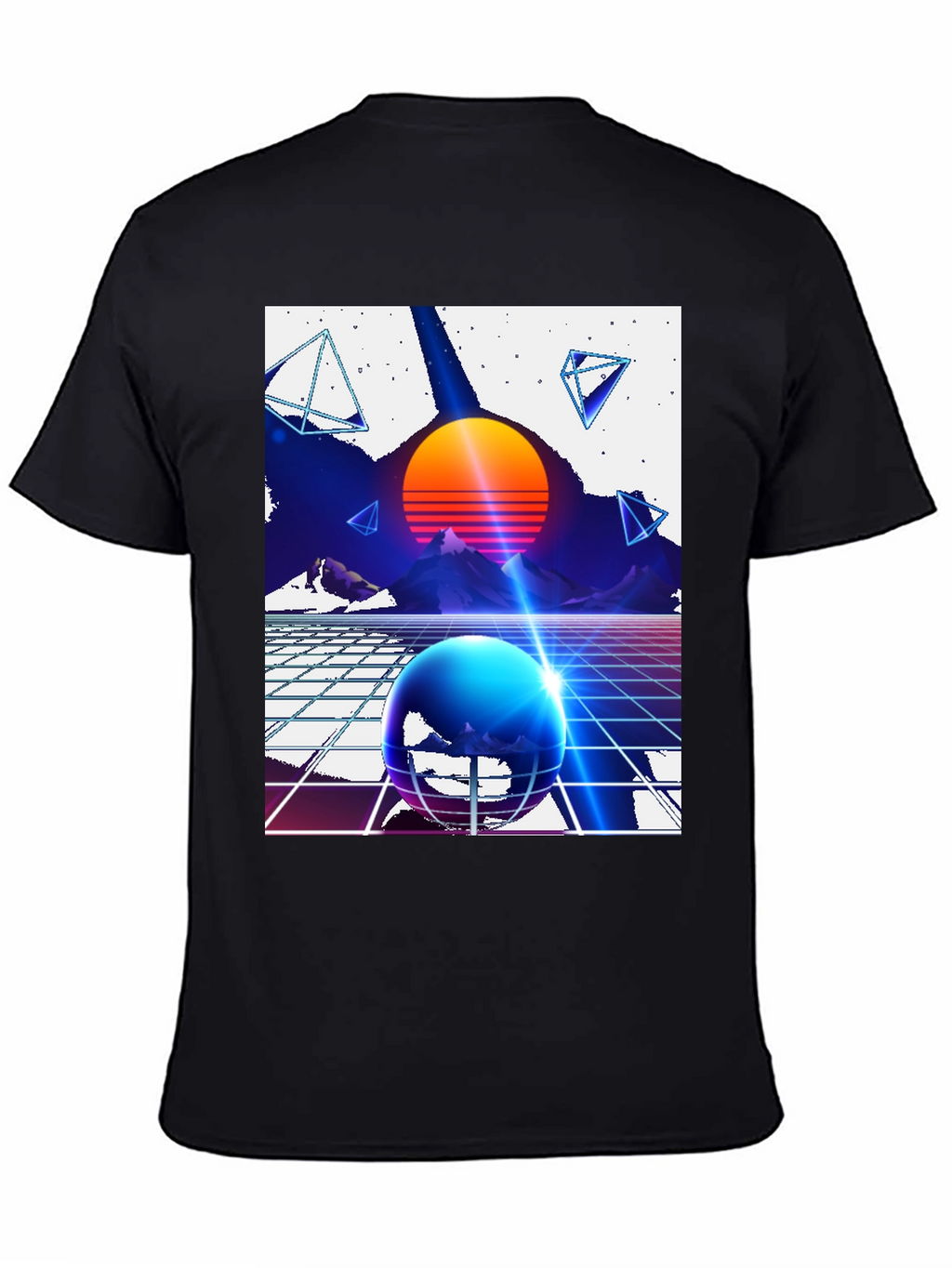 Retro Synthwave T-Shirt - 80s Inspired Design
