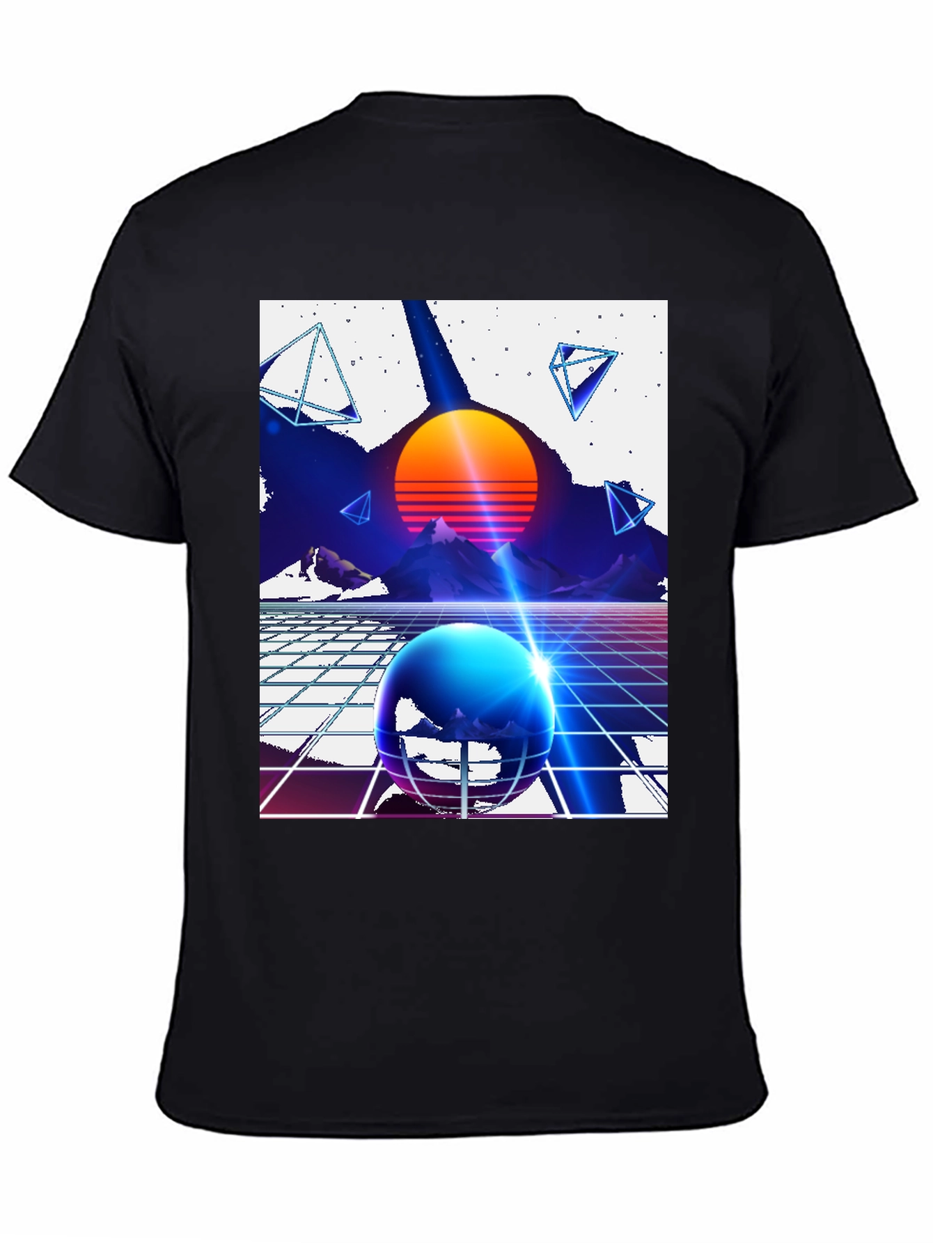 Retro Synthwave T-Shirt - 80s Inspired Design