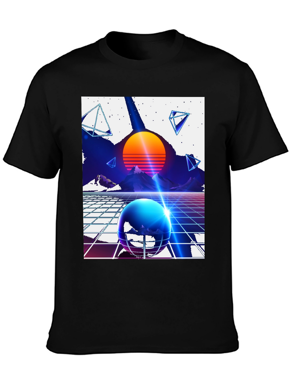 Retro Synthwave T-Shirt - 80s Inspired Design