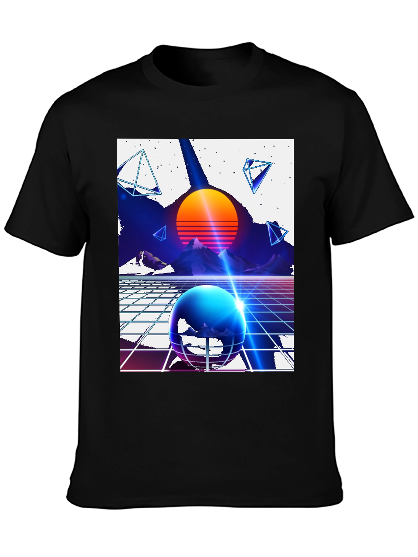 Retro Synthwave T-Shirt - 80s Inspired Design