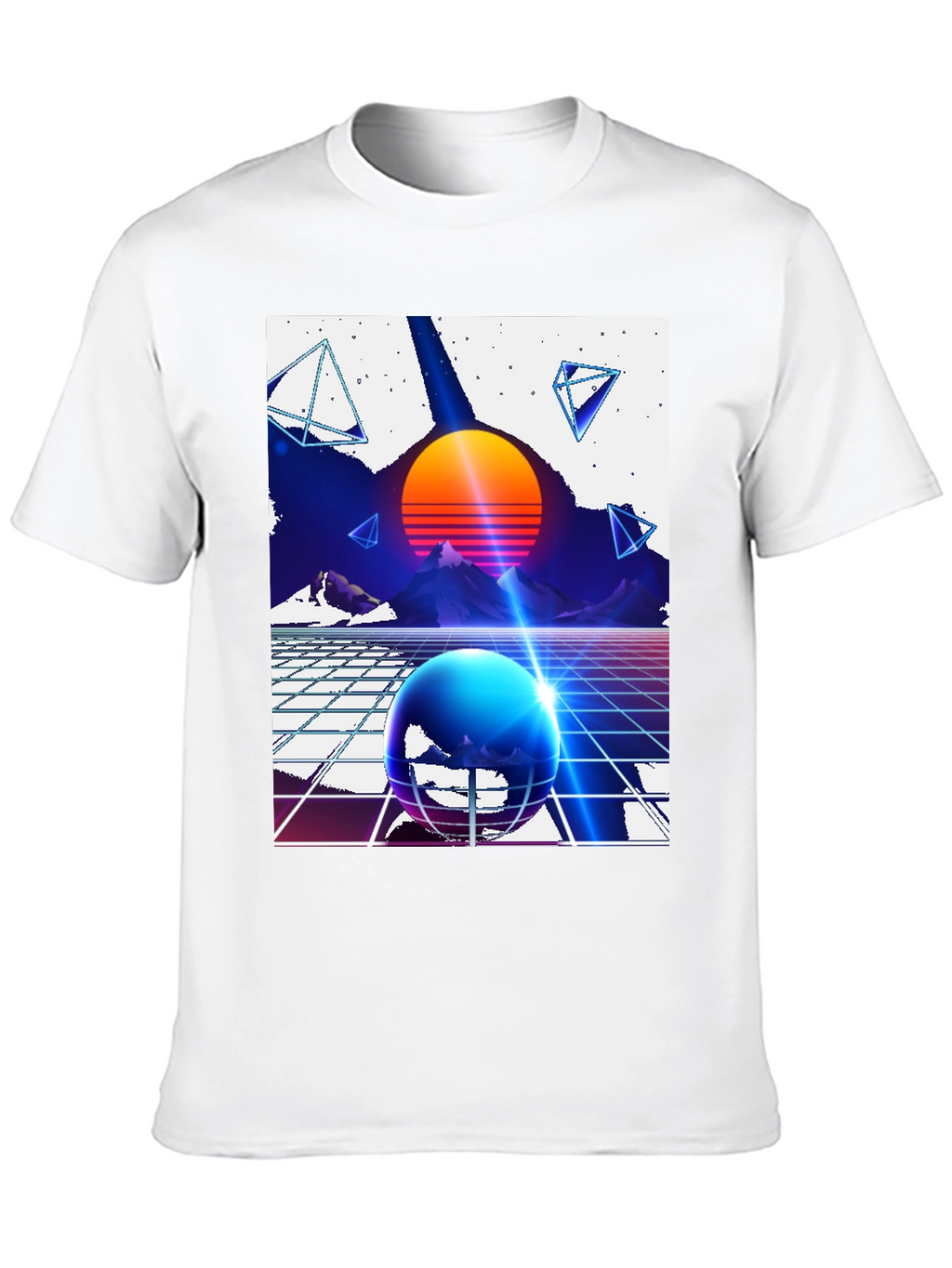 Retro Synthwave T-Shirt - 80s Inspired Design