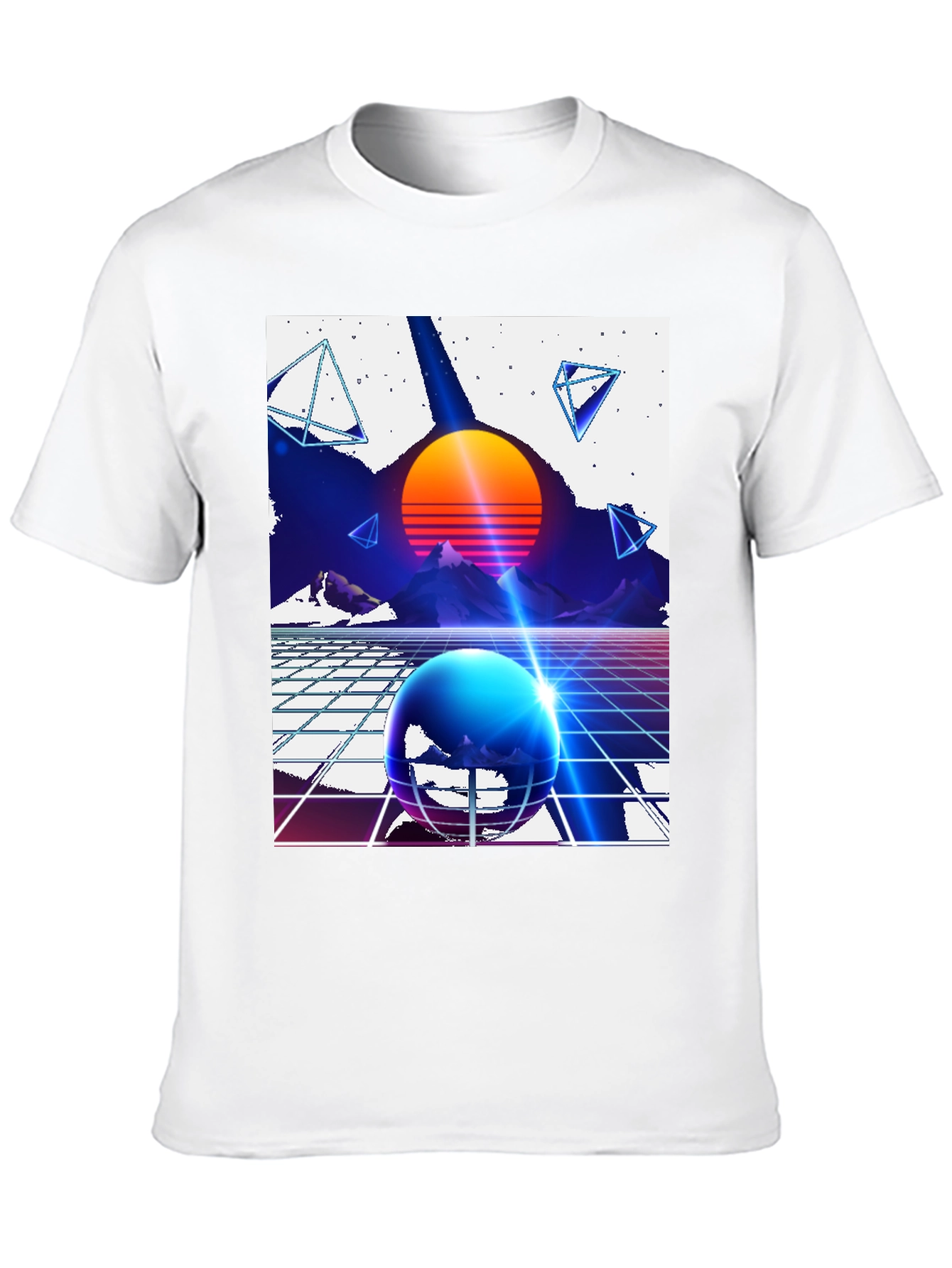 Retro Synthwave T-Shirt - 80s Inspired Design