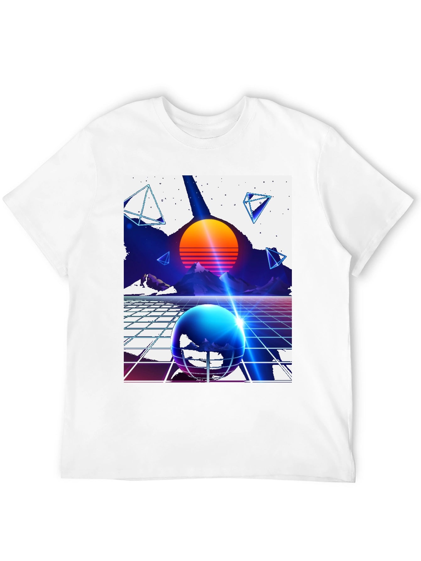 Retro Synthwave T-Shirt - 80s Inspired Design