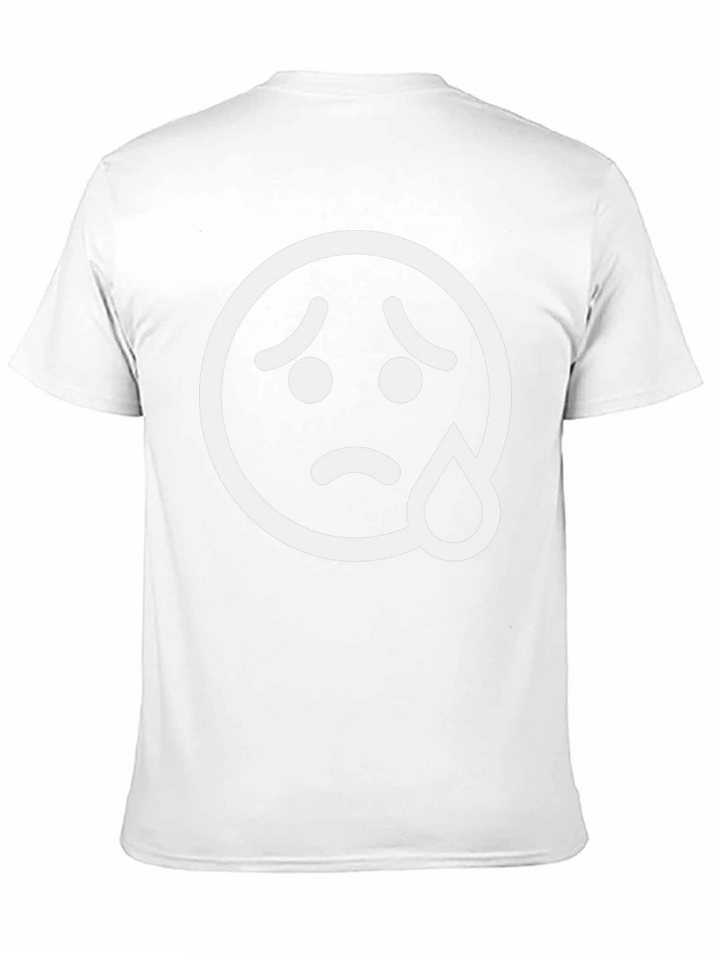 Sad Emoji T-Shirt - Black Graphic Tee