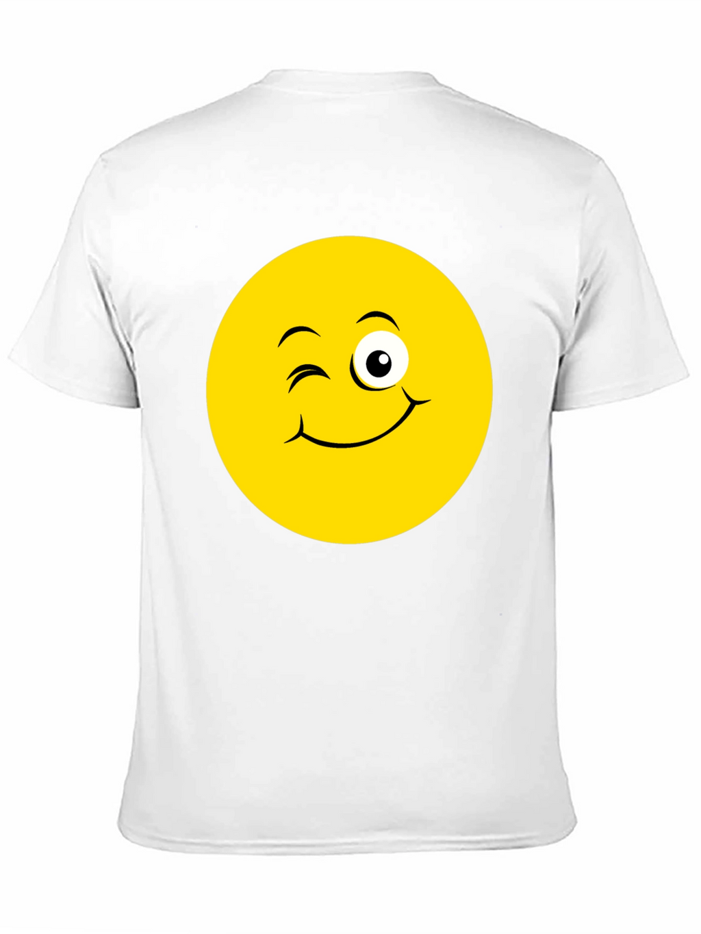 Winking Emoji Black T-Shirt