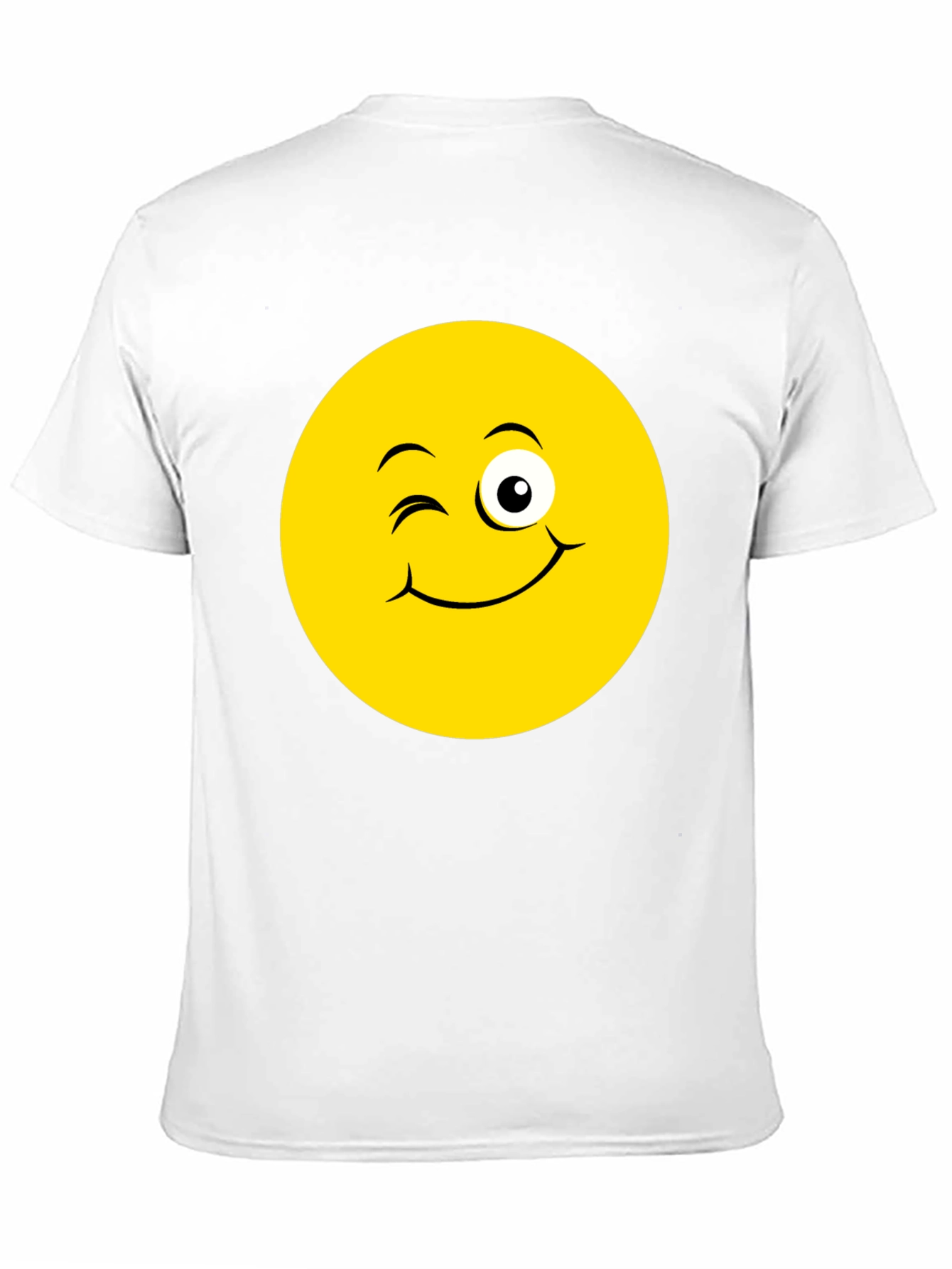 Winking Emoji Black T-Shirt