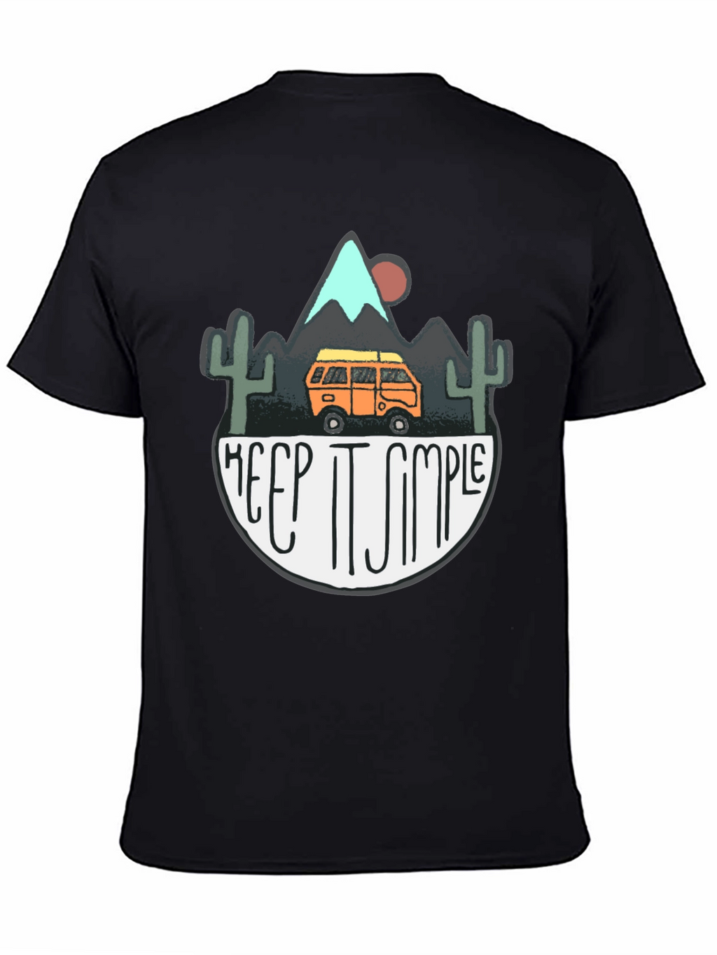 Keep It Simple Camping Graphic T-Shirt
