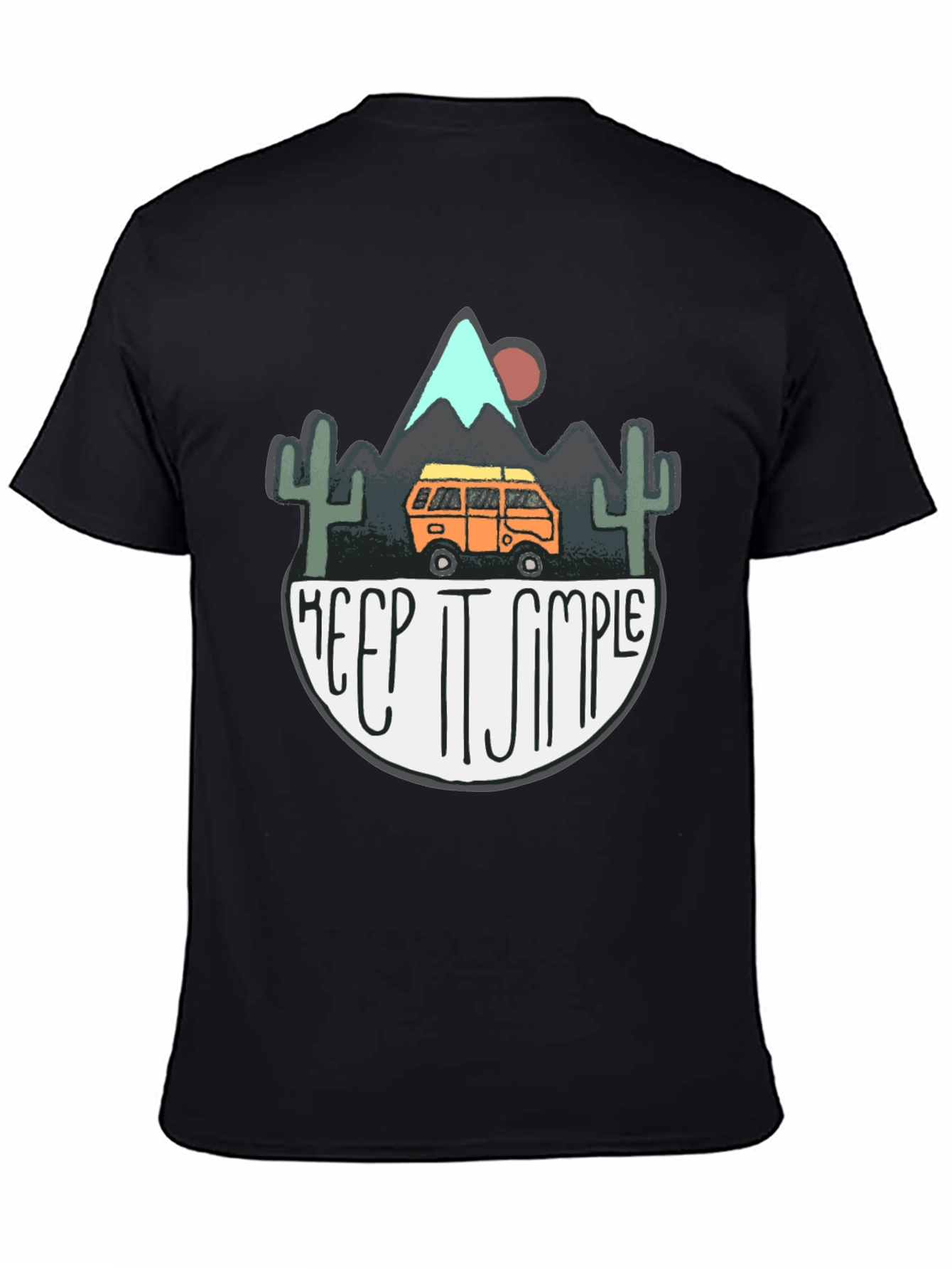 Keep It Simple Camping Graphic T-Shirt