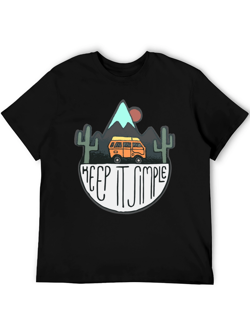 Keep It Simple Camping Graphic T-Shirt