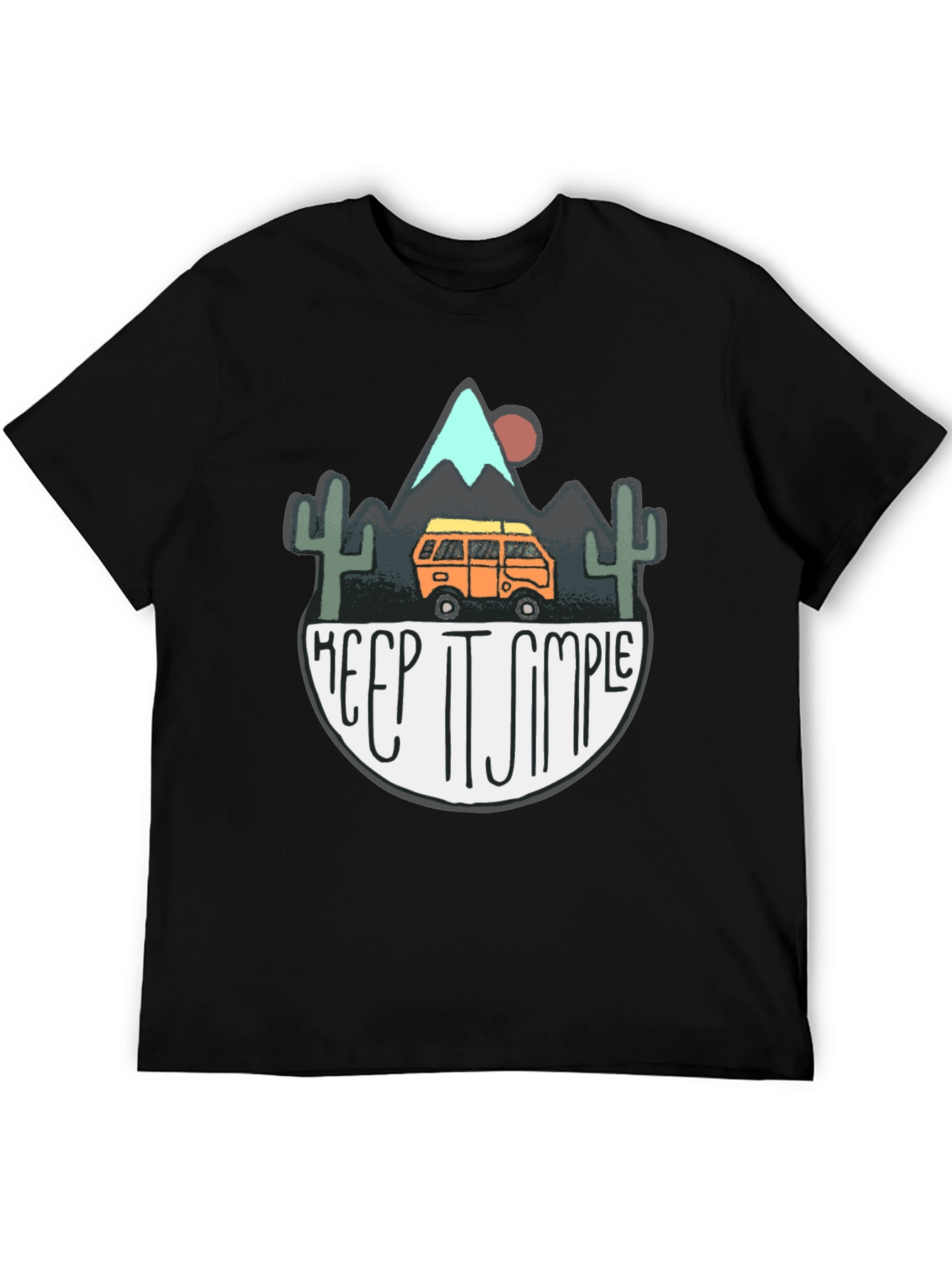 Keep It Simple Camping Graphic T-Shirt