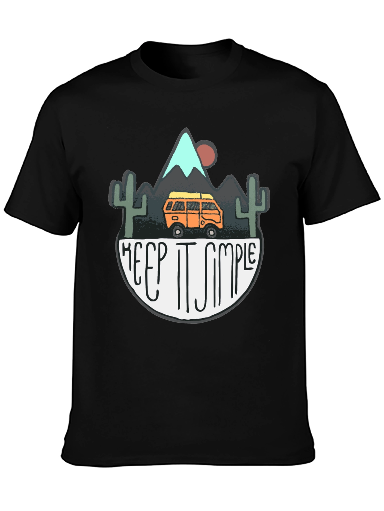 Keep It Simple Camping Graphic T-Shirt