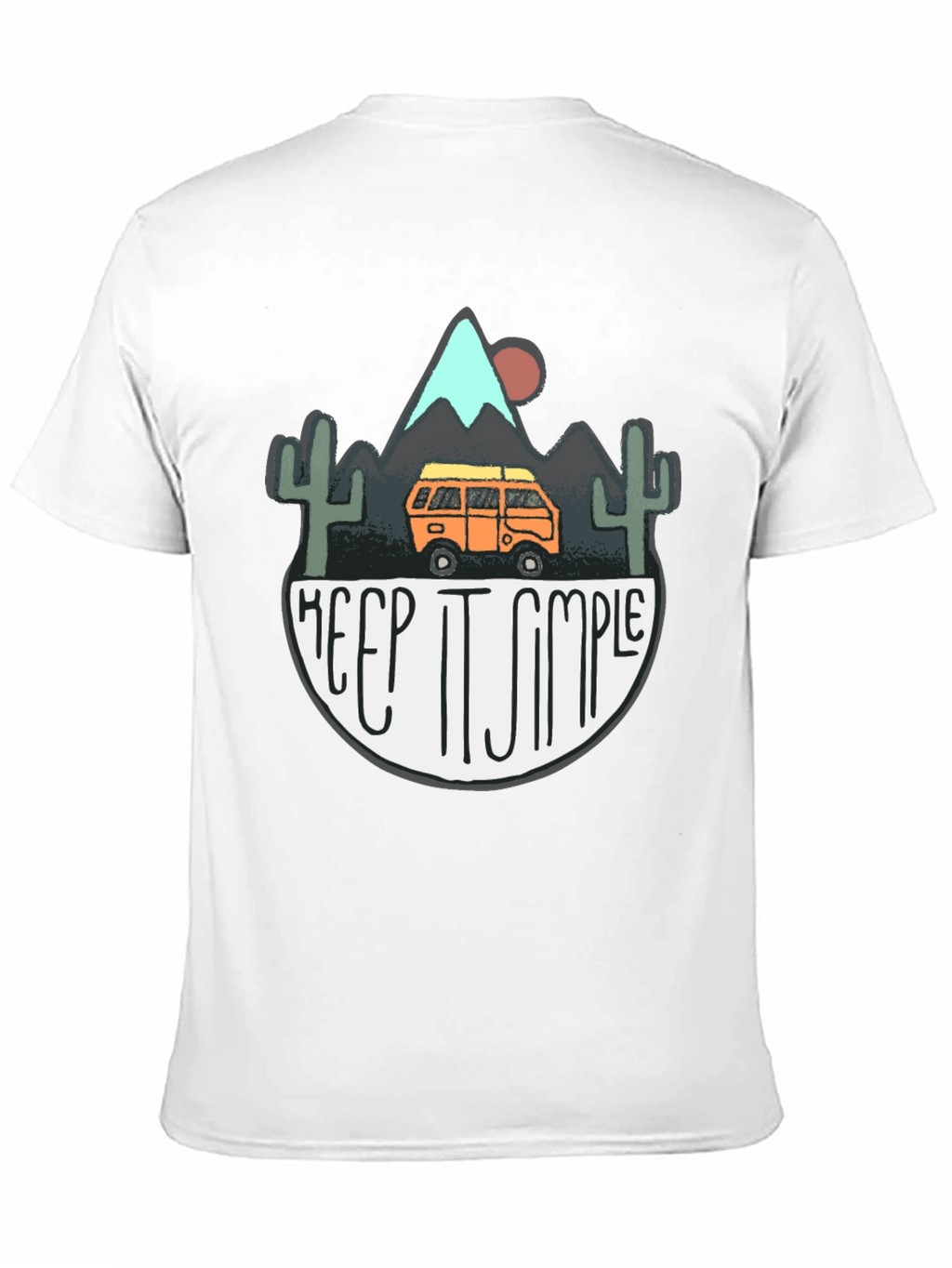 Keep It Simple Camping Graphic T-Shirt