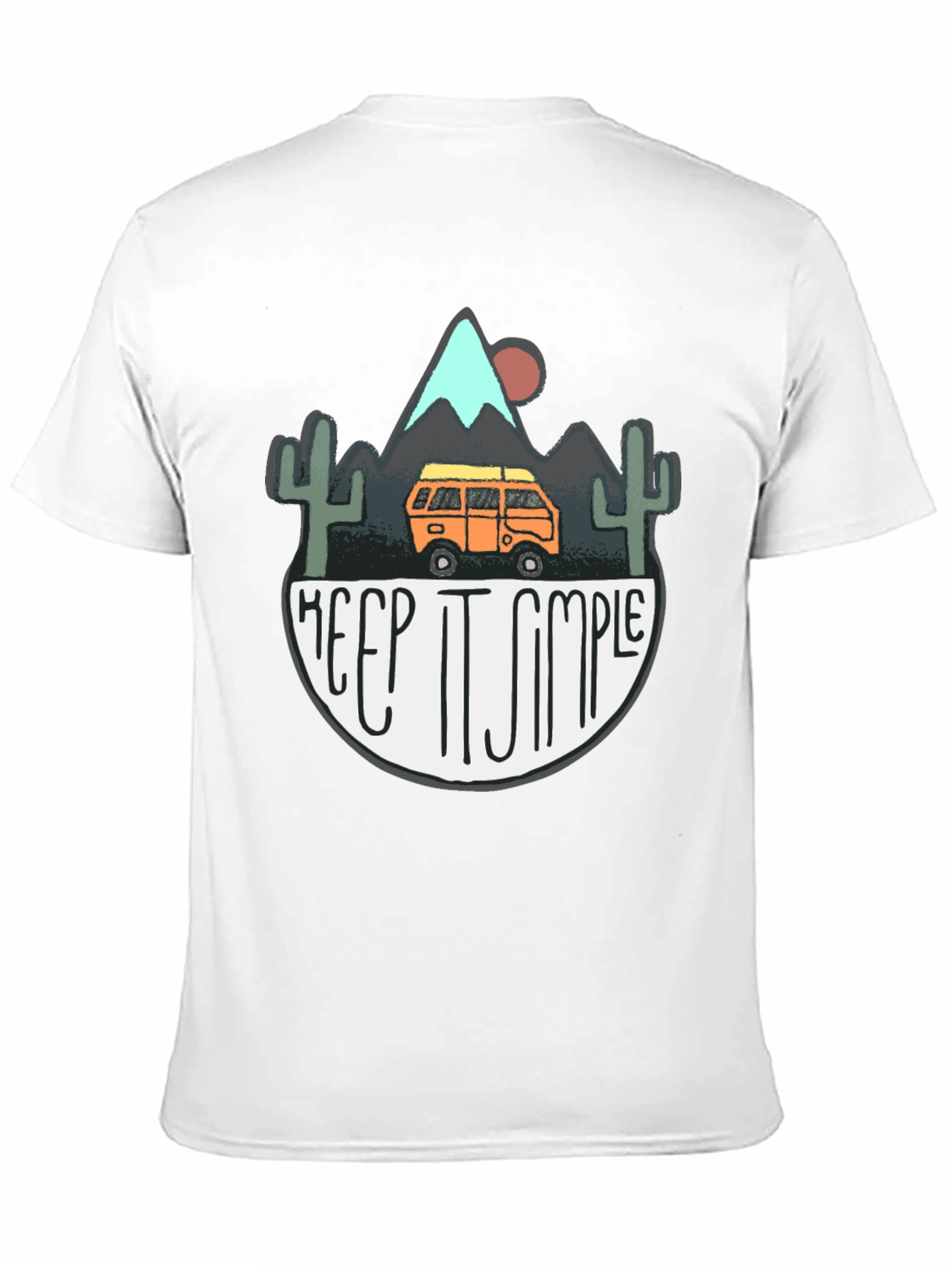 Keep It Simple Camping Graphic T-Shirt