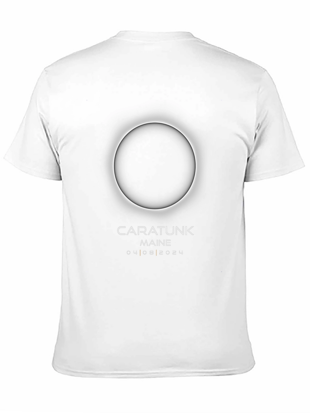Caratunk Maine Eclipse T-Shirt - April 8 2024