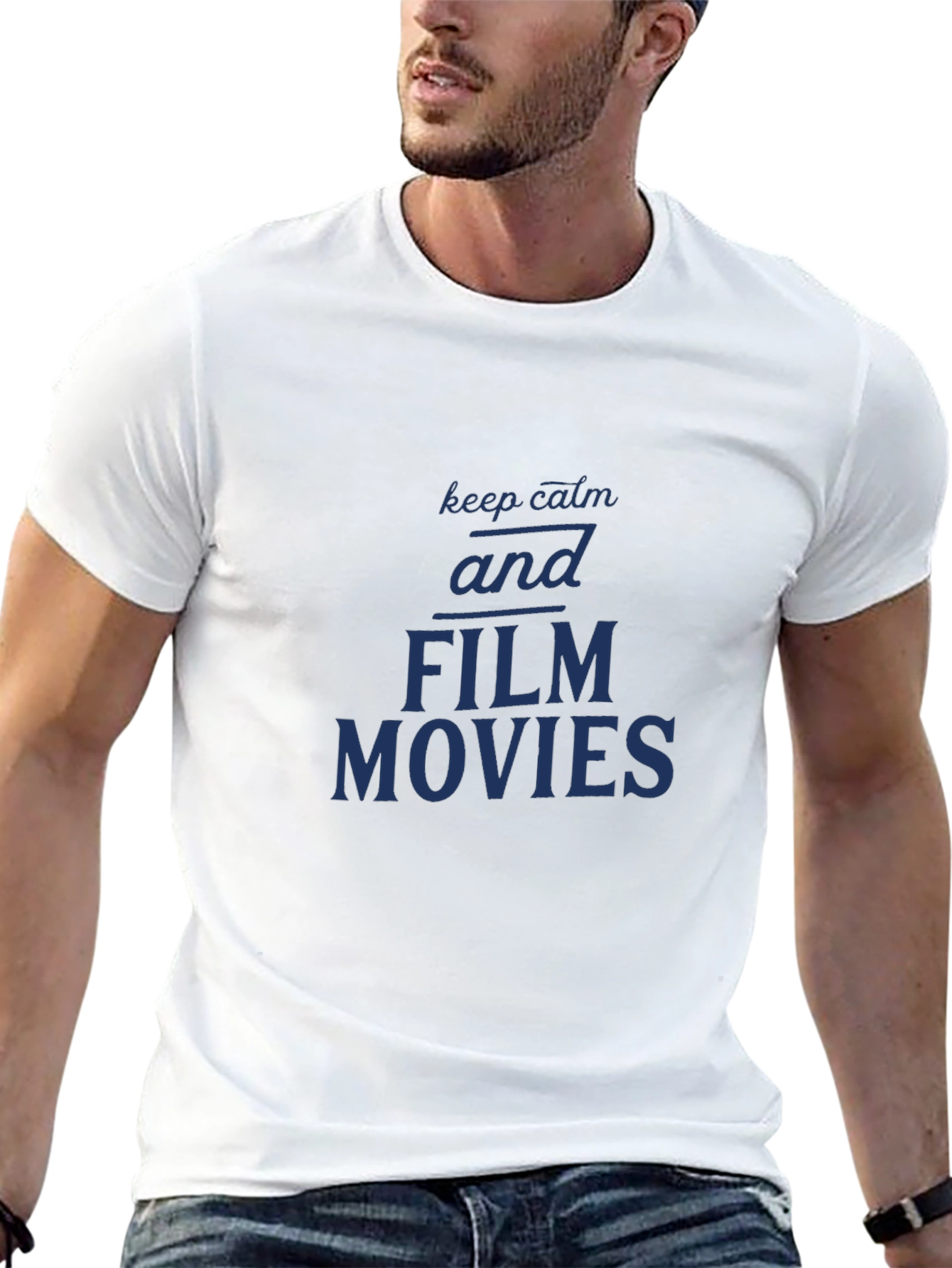 Film Movie T-Shirt - Keep Calm and Film Movies