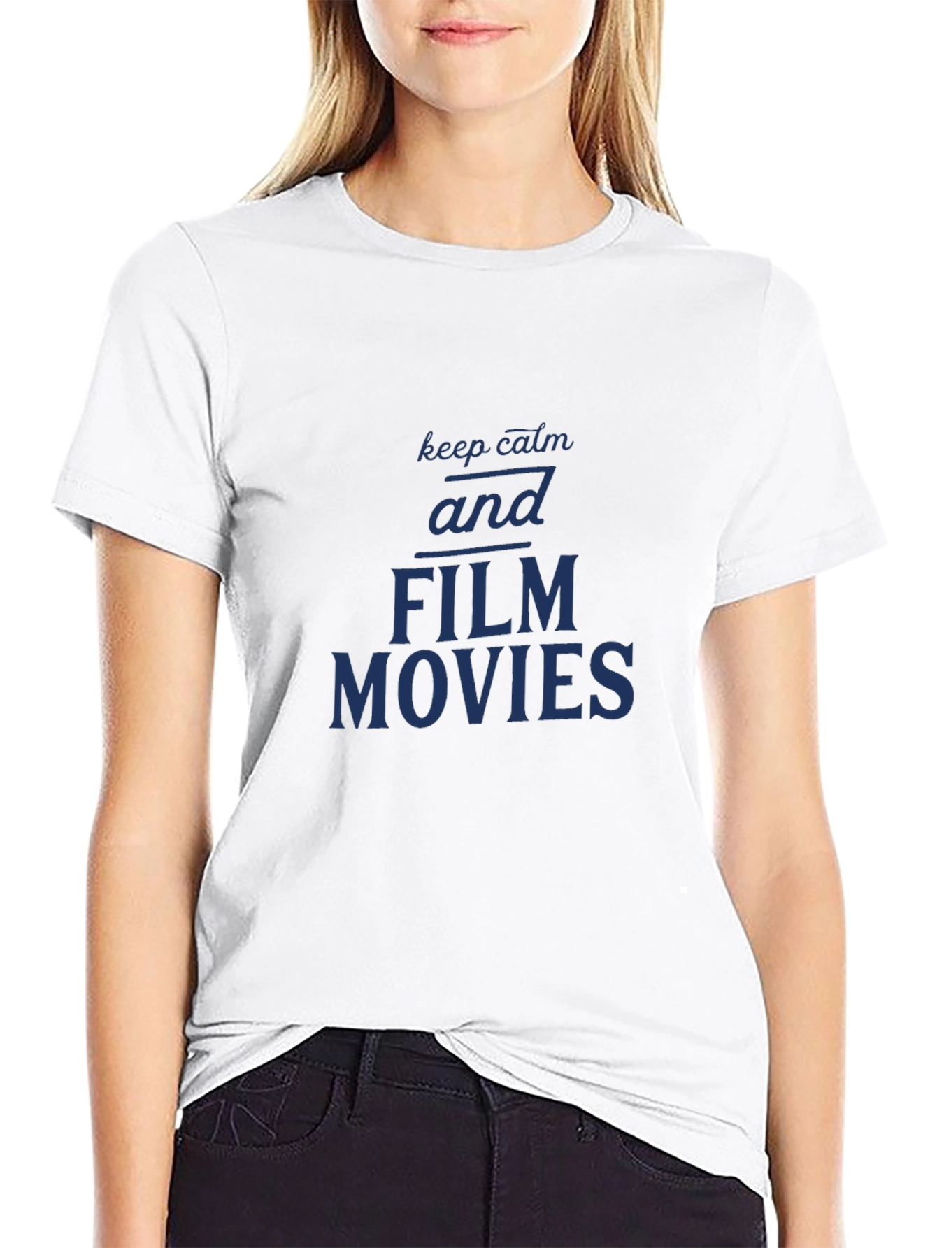 Film Movie T-Shirt - Keep Calm and Film Movies