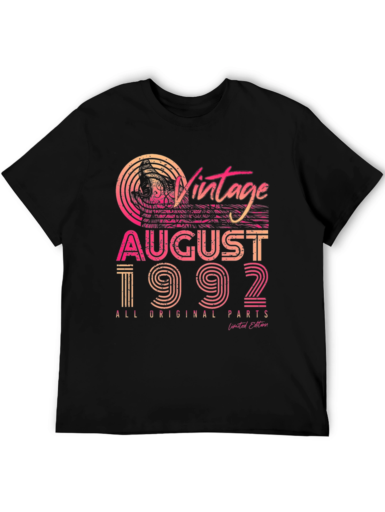 Vintage August 1992 T-Shirt - Limited Edition