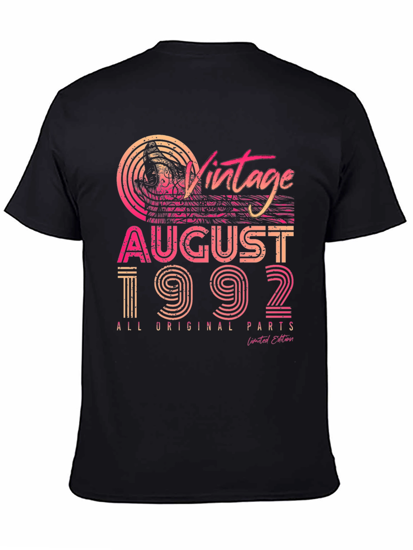 Vintage August 1992 T-Shirt - Limited Edition