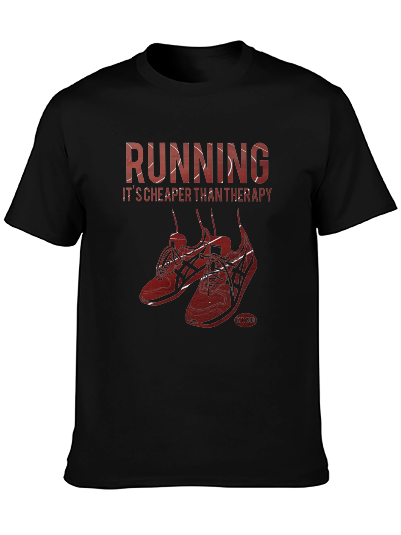 Running Cheaper Than Therapy Graphic T-Shirt