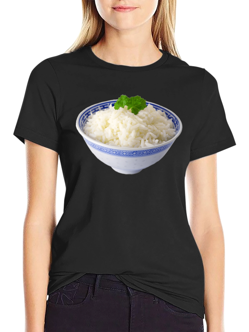 Rice Bowl Graphic Tee - Foodie T-Shirt