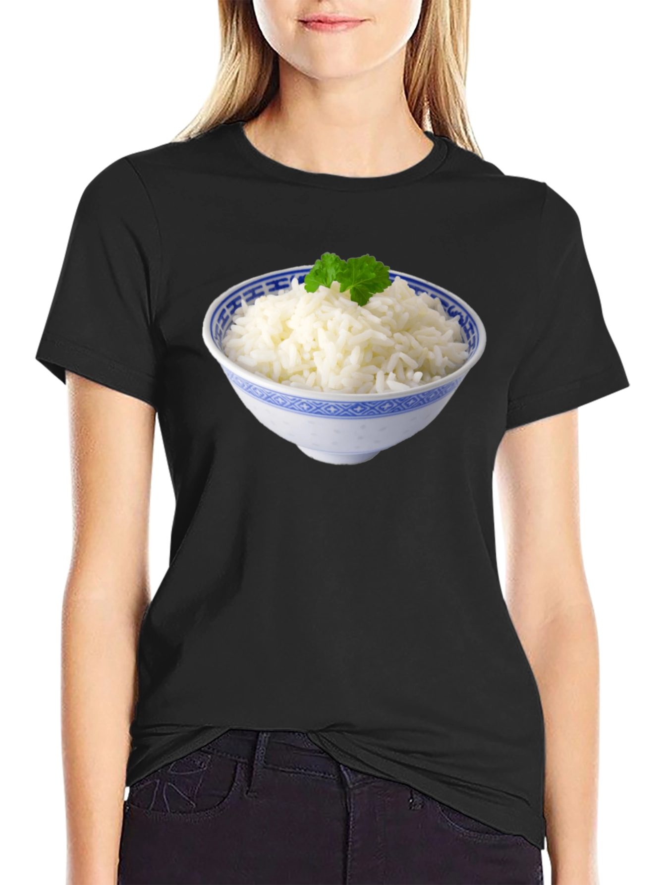 Rice Bowl Graphic Tee - Foodie T-Shirt