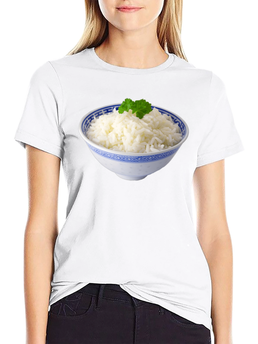 Rice Bowl Graphic Tee - Foodie T-Shirt