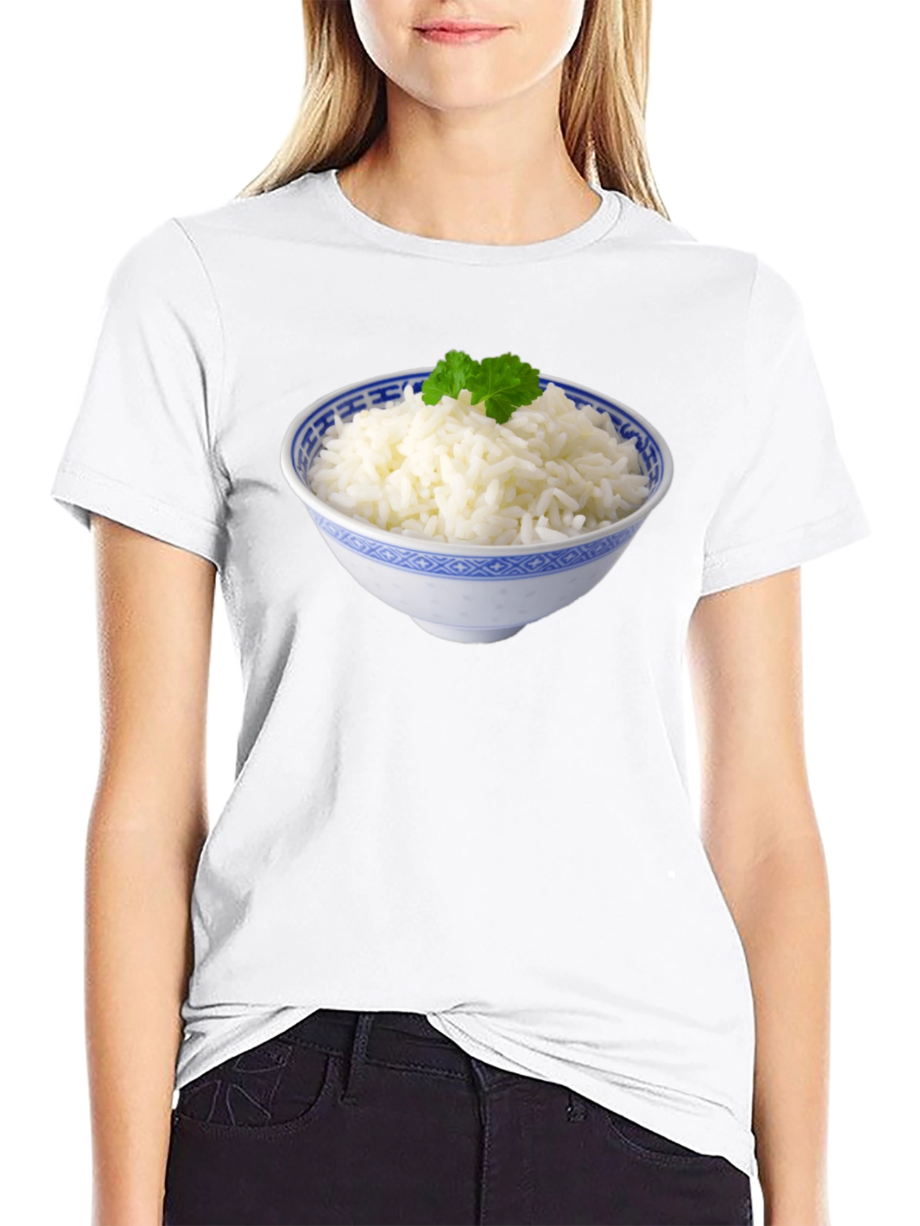 Rice Bowl Graphic Tee - Foodie T-Shirt