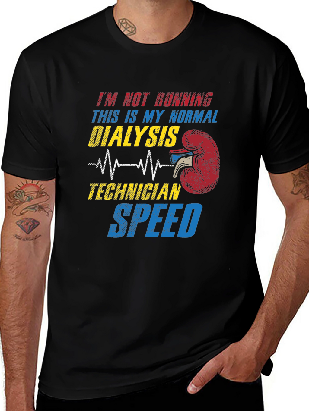 Dialysis Technician Speed T-Shirt - Funny Gift
