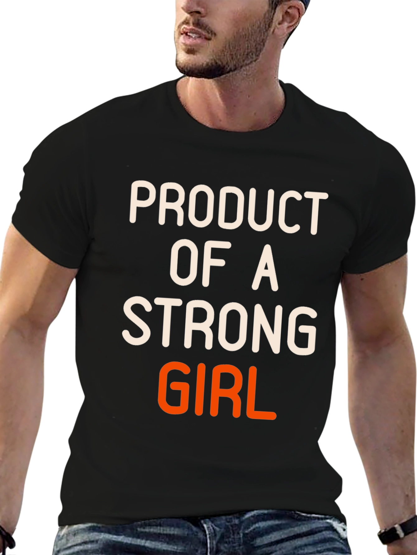 Product of a Strong Girl Graphic T-Shirt