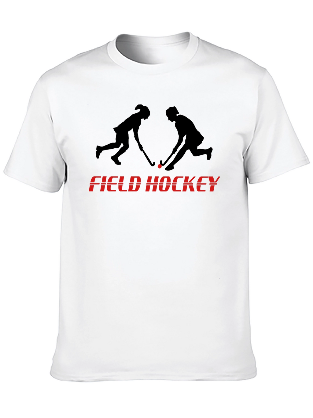Field Hockey Graphic Tee - Black