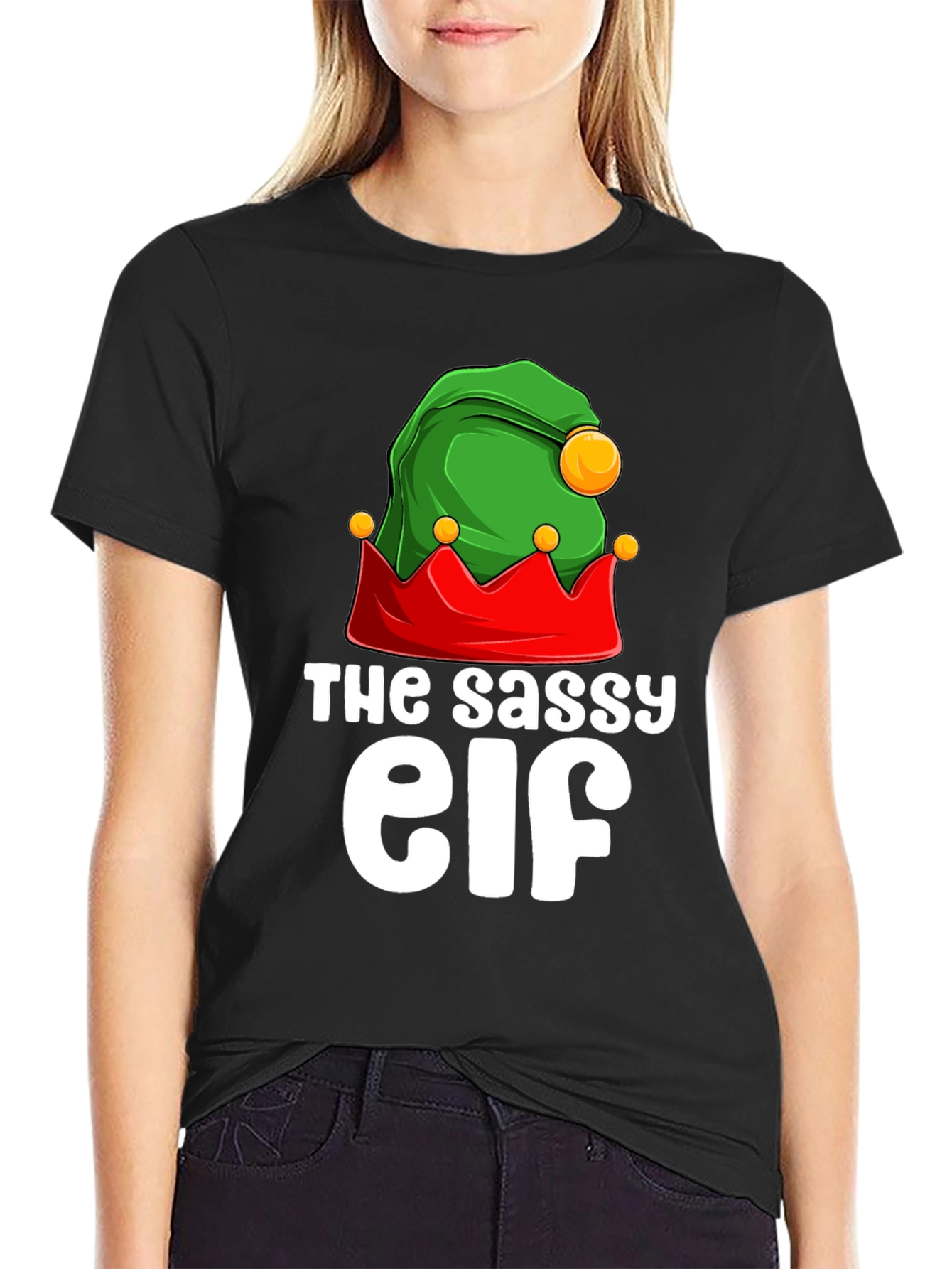 The Sassy Elf T-Shirt - Christmas Holiday Apparel