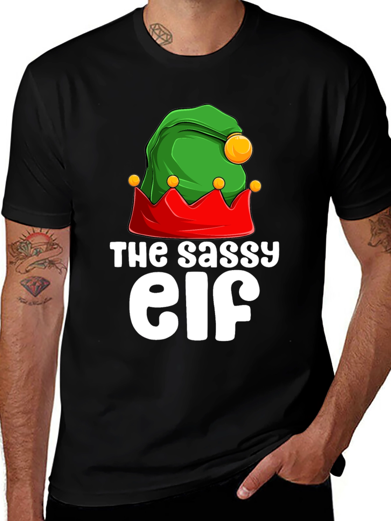 The Sassy Elf T-Shirt - Christmas Holiday Apparel
