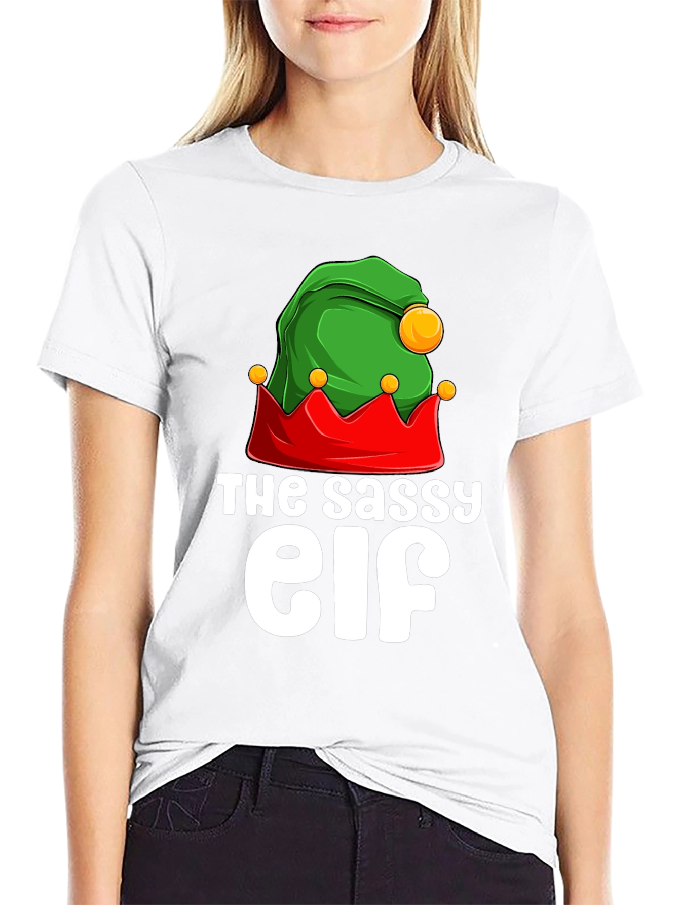 The Sassy Elf T-Shirt - Christmas Holiday Apparel