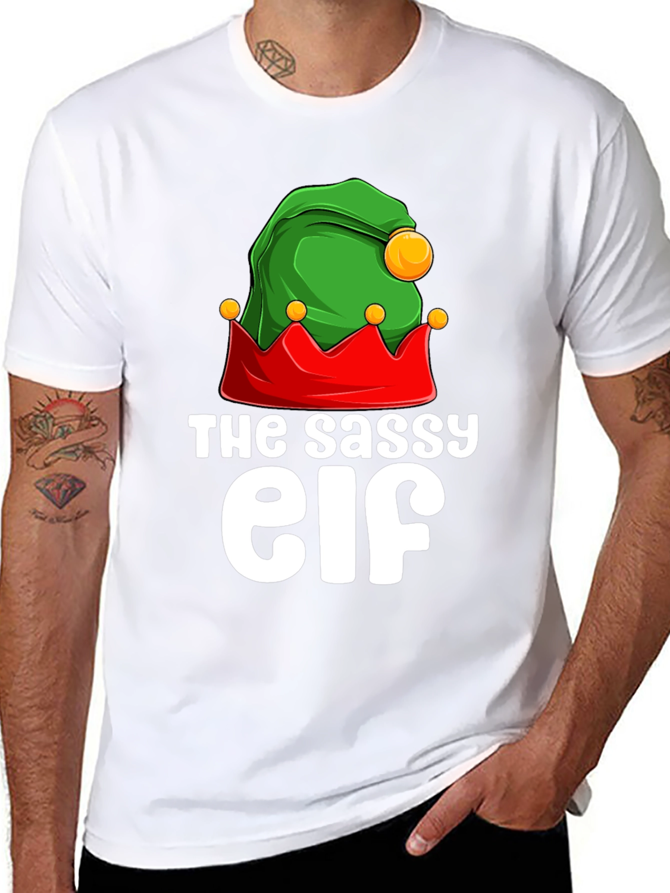 The Sassy Elf T-Shirt - Christmas Holiday Apparel