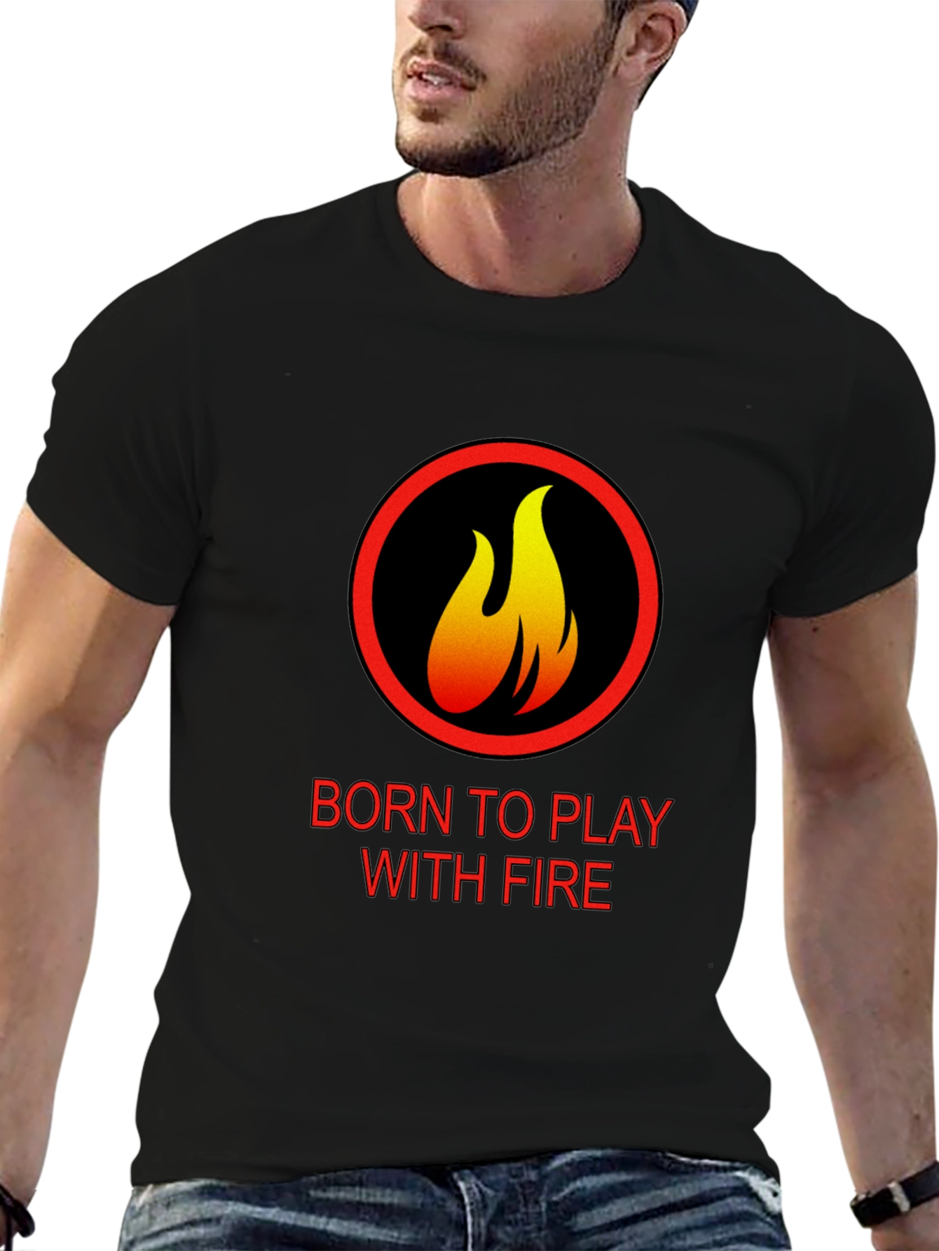Born to Play with Fire Graphic T-Shirt